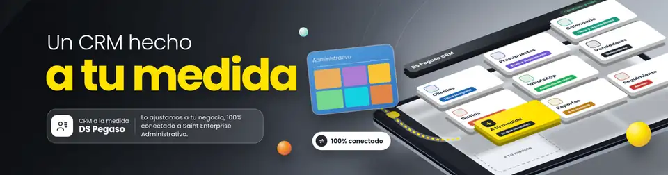 DS Pegaso: CRM a la medida conectado a Saint Enterprise Administrativo