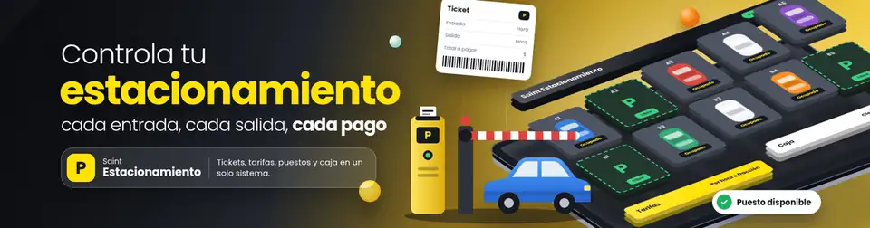 Saint Estacionamiento: tickets, tarifas, puestos y caja en un solo sistema